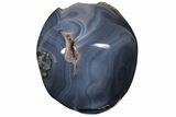 Hollow Carved Agate Geode Skull - Incredible! (Sale Price) #127600-3
